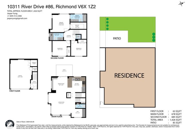 86 - 10311 River Drive, Townhouse with 3 bedrooms, 2 bathrooms and 2 parking in Richmond BC | Image 26