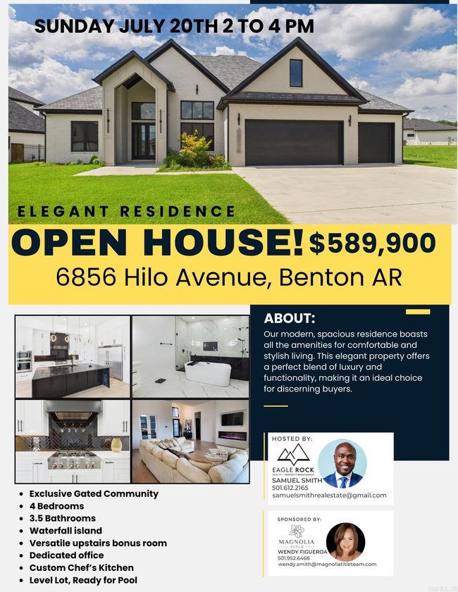 6856 Hilo Ave, House other with 4 bedrooms, 4 bathrooms and null parking in Benton AR | Image 32