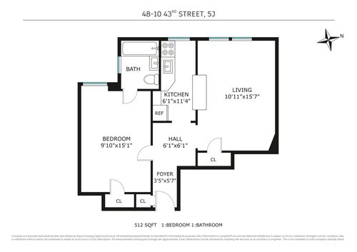 5j-48-10 43rd St, Woodside, NY, 11377-6808 | Card Image