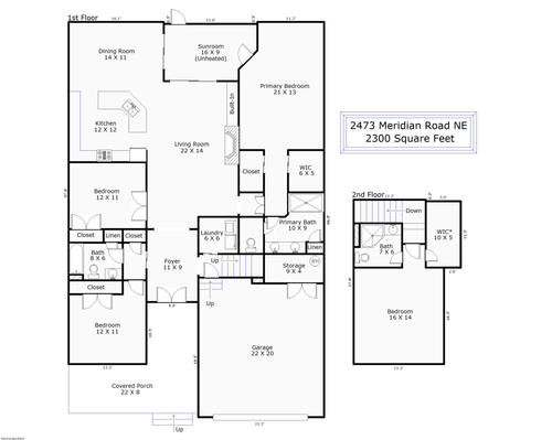 2473 Meridian Rd Ne, Leland, NC, 28451-5201 | Card Image
