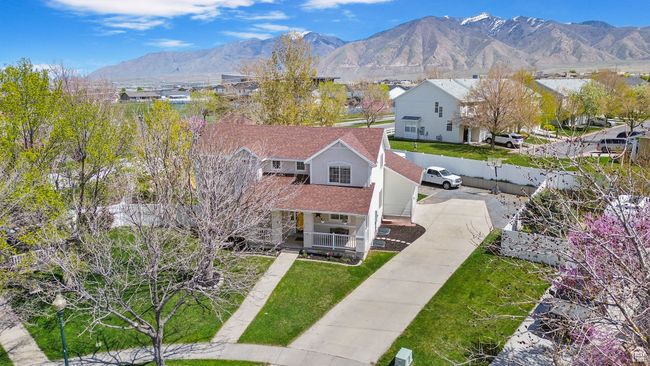Drone / aerial view featuring a residential view and a mountain view | Image 37