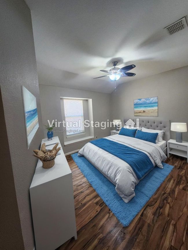 Virtually staged bedroom | Image 5