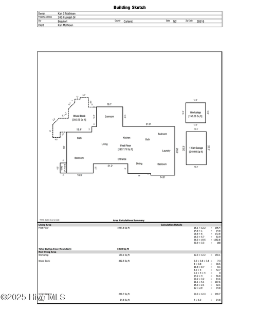240 Rudolph Dr, Beaufort, NC, 28516-9406 | Card Image