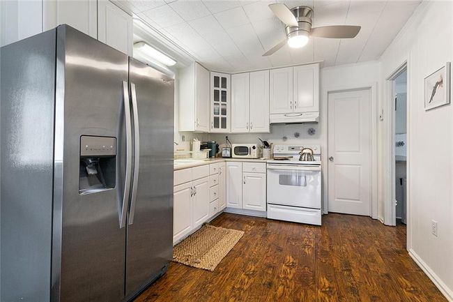 Kitchen with Stainless Steel Refrigerator remaining | Image 6
