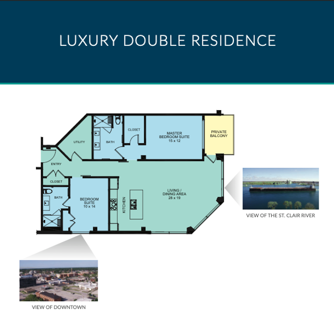 APT-53 - 201 Beers St, Condo with 2 bedrooms, 2 bathrooms and null parking in Port Huron MI | Image 21