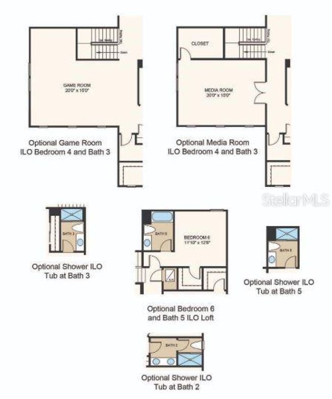 Structural options added include: Gourmet kitchen, pocket sliding glass door at gathering room, extended covered lanai, and outdoor kitchen rough-in. | Image 5