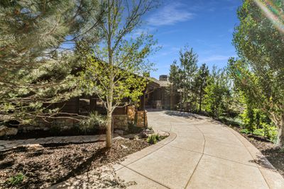 Large Decks outside Dining and Master bedroom peer out to the Deer Valley, Mayflower now East Village & Park City Mountain Resorts. | Image 3