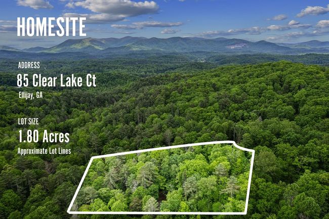 85 Clear Lake Ct, Home with 3 bedrooms, 2 bathrooms and null parking in Ellijay GA | Image 29