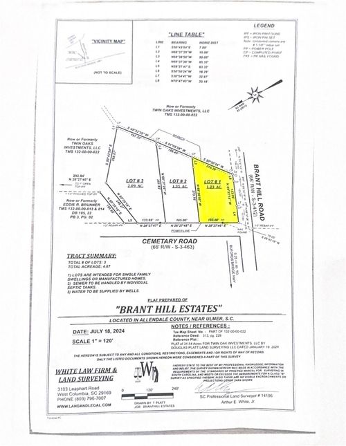 3595 Cemetery Rd, Ulmer, SC, 29849-2850 | Card Image