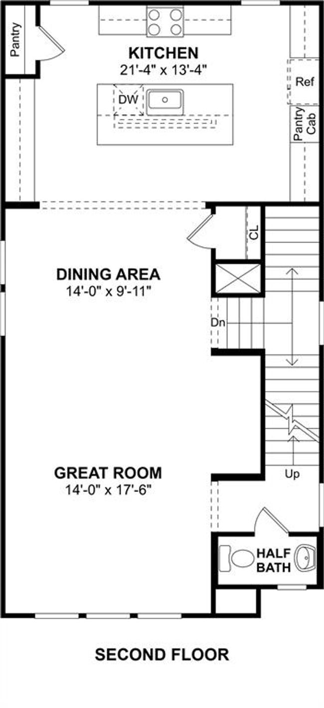 The Ridgewood II floor plan by K. Hovnanian Homes. 2nd Floor shown. *Prices, plans, dimensions, features, specifications, materials, and availability of homes or communities are subject to change without notice or obligation. | Image 4