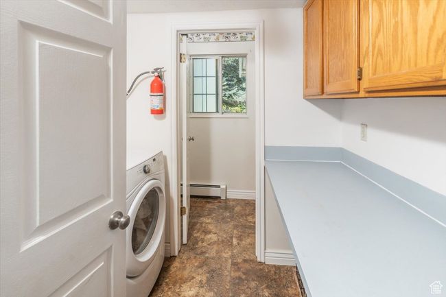 Laundry Room with folding table and cabinets | Image 14