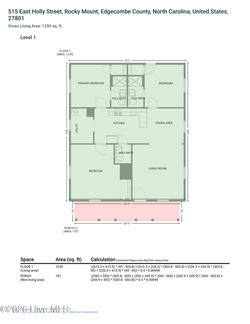 515 E Holly St, Rocky Mount, NC, 27801-5337 | Card Image