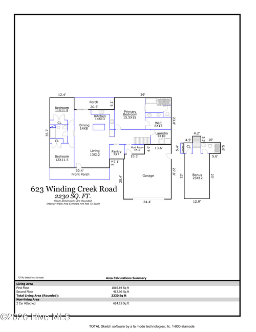 623 Winding Creek Rd, Rocky Point, NC, 28457-7675 | Card Image