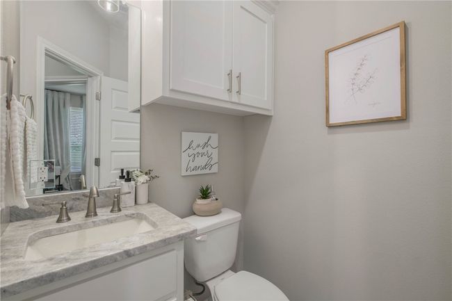 Bathroom with vanity and toilet | Image 14