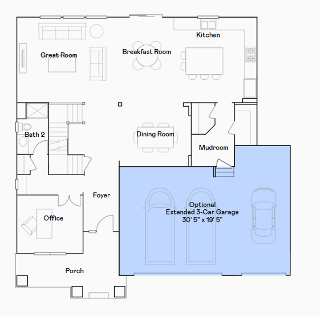 Washburn main level floorplan. | Image 25