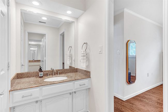 Each bedroom that shares the jack & jill bath has a wonderful updated sink private to their room. | Image 29