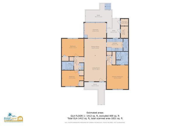 View of swimming pool with a patio area | Image 30