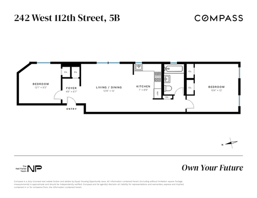 5b-242 W 112th St, New York, NY, 10026-3541 | Card Image