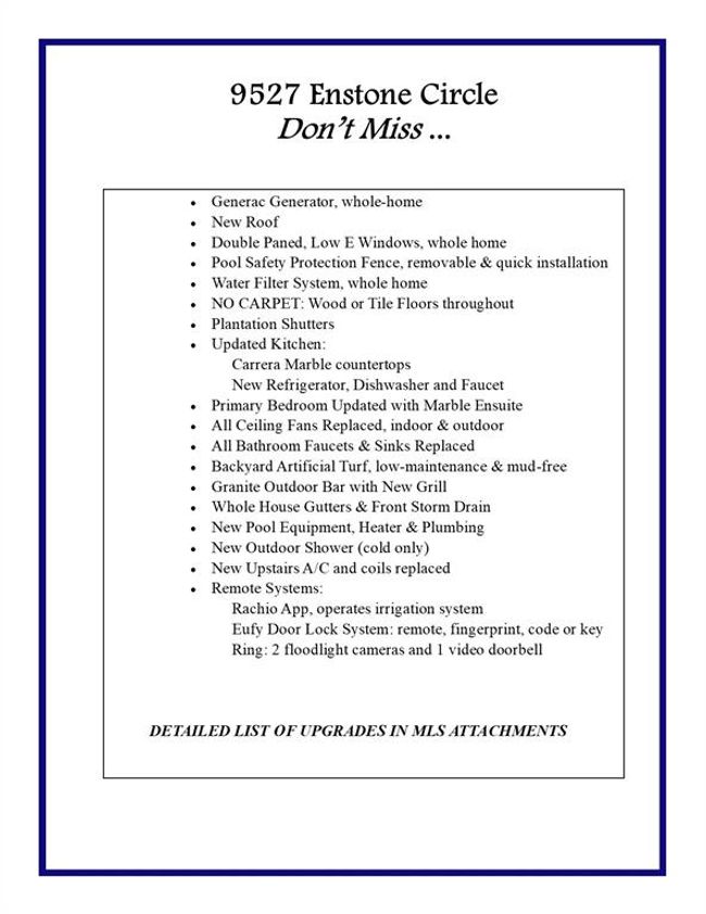 And list of extensive upgrades! | Image 6