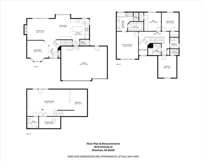 4610 Aminda St, House other with 4 bedrooms, 4 bathrooms and null parking in Shawnee KS | Image 34