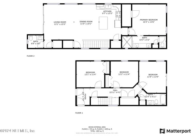 1314 2 Nd St S, House other with 4 bedrooms, 3 bathrooms and null parking in Jacksonville Beach FL | Image 49