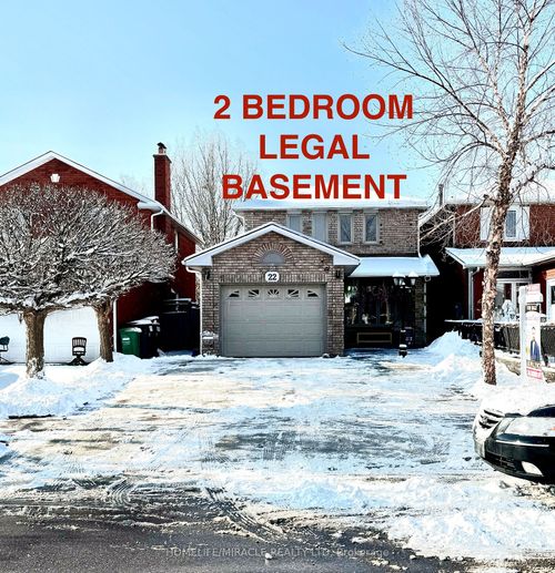 22 Cranberry Cres, Brampton, ON, L6Y4P7 | Card Image