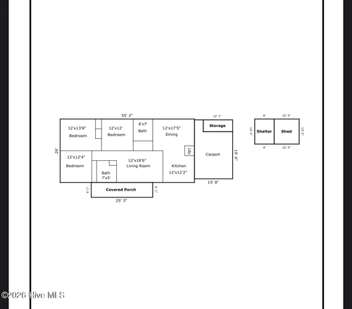 12801 Blues Farm Rd, Laurinburg, NC, 28352-2513 | Card Image