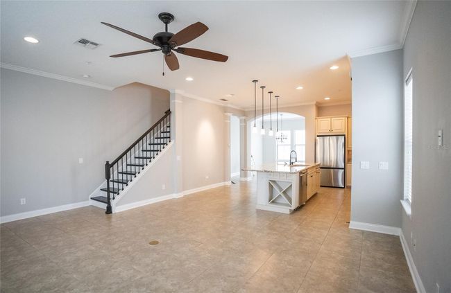 Second floor main living, kitchen, and dining. | Image 13