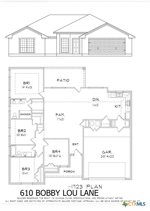 610 Bobby Lou Ln, Copperas Cove, TX, 76522-1574 | Card Image