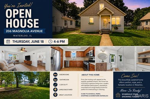 206 Magnolia Ave, Waterloo, IL, 62298-1219 | Card Image