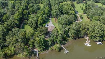 Bird's eye view with a water view | Image 1