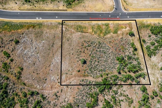 Aerial view of property's location with property parcel outlined | Image 16