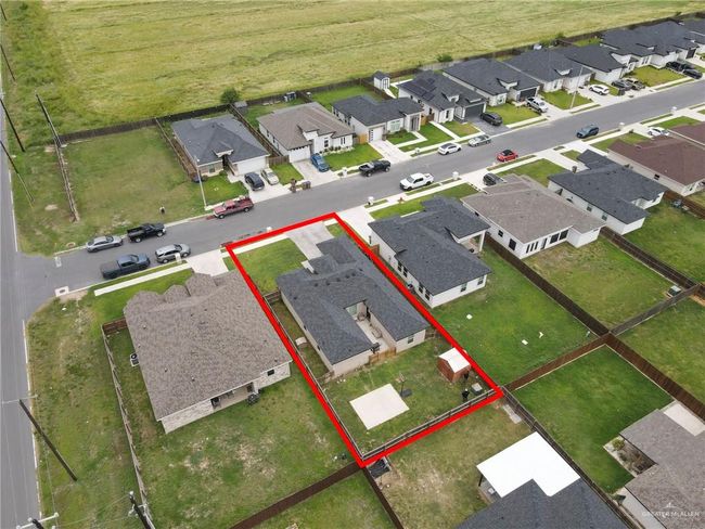 Aerial perspective of suburban area with property parcel outlined | Image 28
