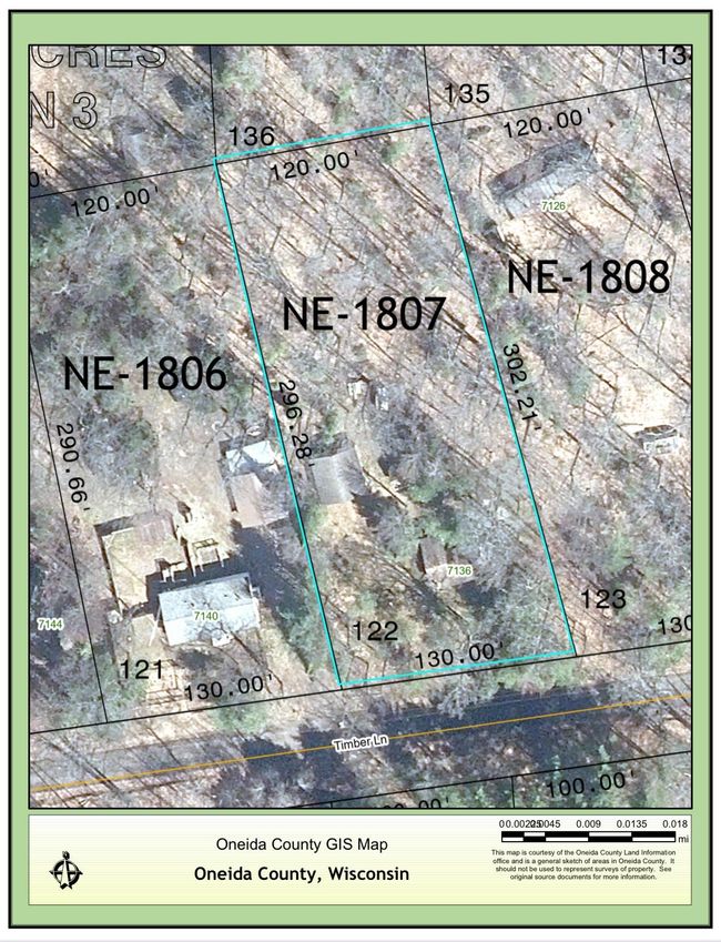 7136 Timber Ln, Home with 0 bedrooms, 0 bathrooms and null parking in Lake Tomahawk WI | Image 35