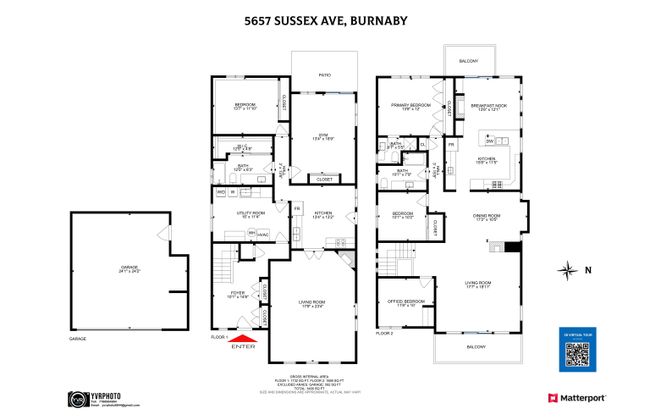 5657 Sussex Avenue, House other with 5 bedrooms, 3 bathrooms and 2 parking in Burnaby BC | Image 39