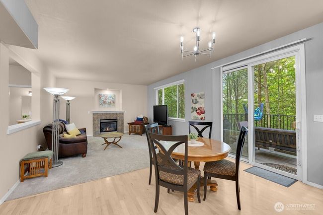 Eat-in kitchen with view into family room | Image 9