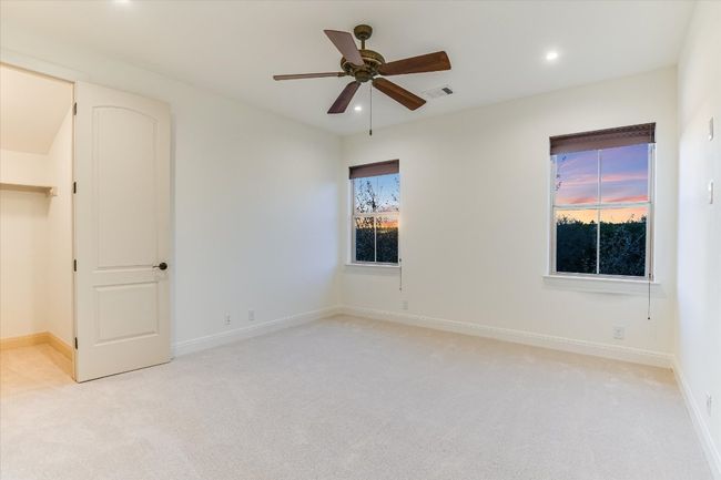 Bedroom 4 upstairs with recessed lighting, and new carpet | Image 31