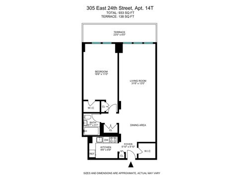 14-t-305 E 24th Street, New York City, NY, 10010 | Card Image