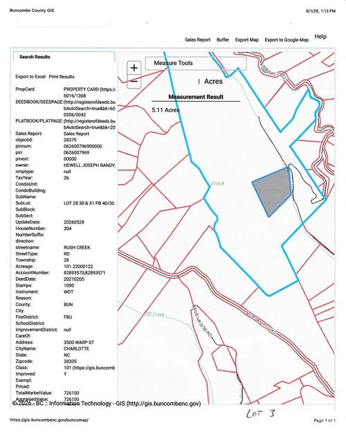 TBD Lot 3 Rush Creek Road, Black Mountain, NC, 28711 | Card Image