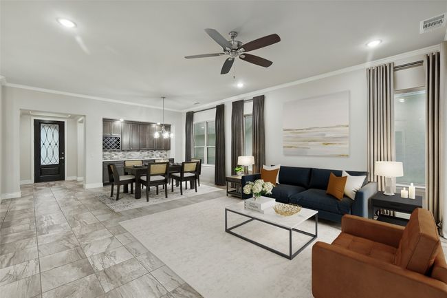 Living Room - Dining Room combination showing Virtual Staging | Image 5