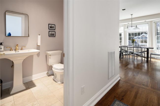 Powder room with pedestal sink | Image 7