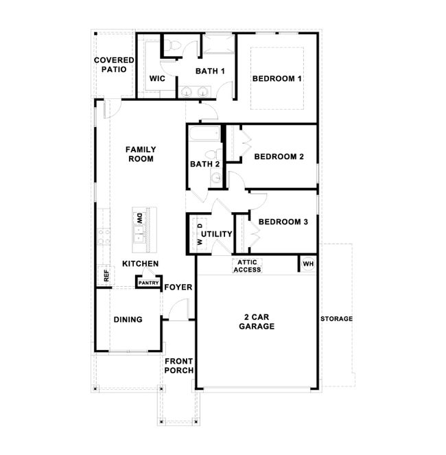154 Kickapoo Ln, House other with 3 bedrooms, 2 bathrooms and null parking in Kyle TX | Image 4
