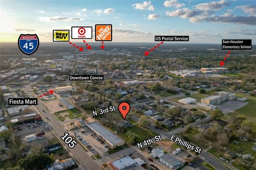 309 E Phillips St, Conroe, TX, 77301-2621 | Card Image