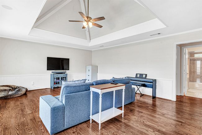 An added touch to the game room is a unique vaulted, beamed ceiling! | Image 26