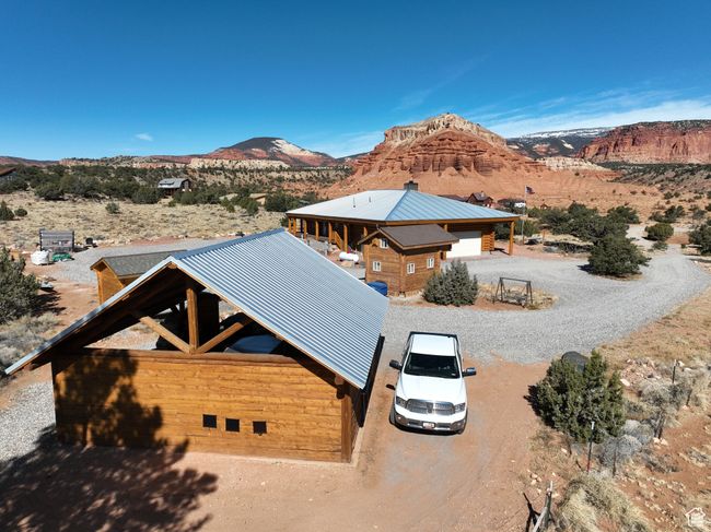 Exterior space featuring a mountain view | Image 25