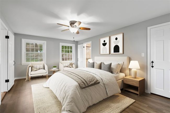 Spacious with neutral paint and warm toned LV flooring. | Image 9