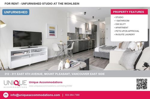212-311 6th Ave E, Vancouver, BC, V5T0G9 | Card Image