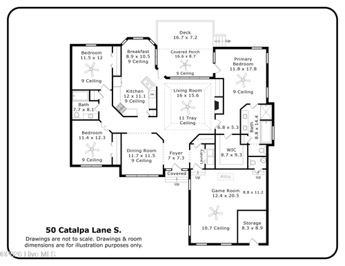 50 Catalpa Ln S, Pinehurst, NC, 28374-9281 | Card Image
