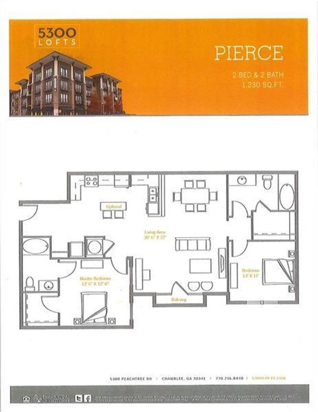 UNIT-2309 - 5300 Peachtree Rd, Condo with 2 bedrooms, 2 bathrooms and 2 parking in Chamblee GA | Image 45