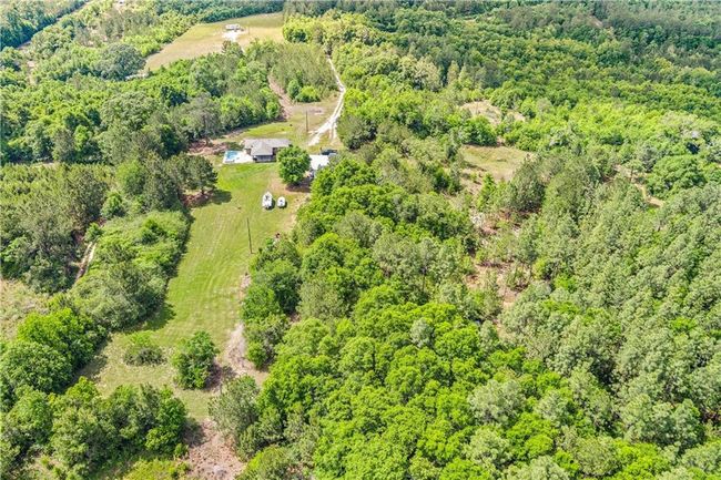 Drone / aerial view featuring a forest view and a rural view | Image 26